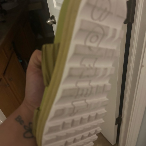 Sorel Olive Green Slide Sandals - Picture 3 of 3